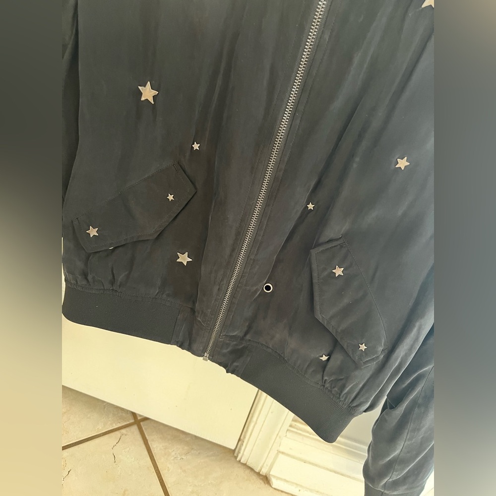 Rails Ace Star Studded Bomber Jacket. Size S - image 6